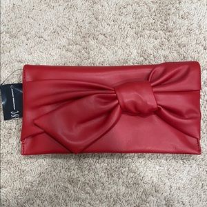 Red Bow INC Clutch NEW WITH TAGS